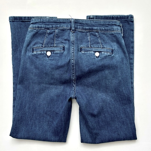 Anthropologie Maeve The Essential Slim High-Rise Straight Jeans Welt Pockets 26 - Picture 10 of 12